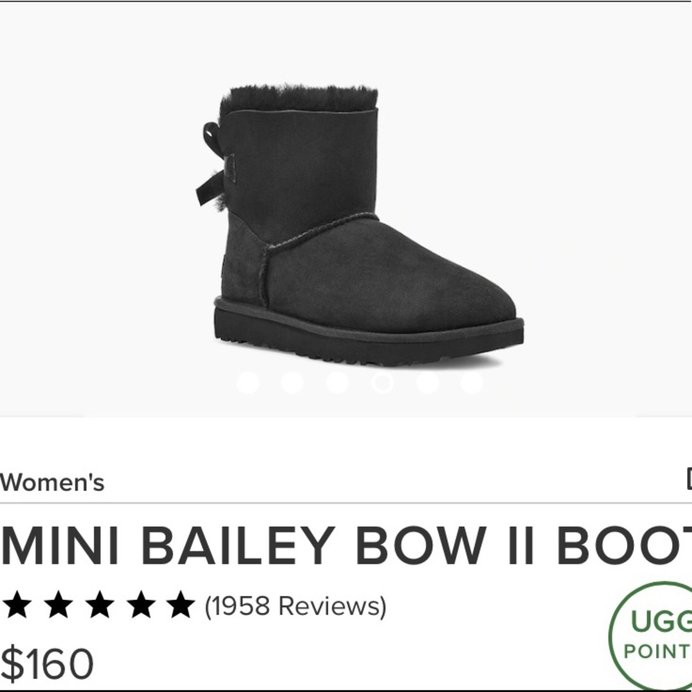📌📌📌SOLD 📌📌📌 Ugg Mini Bailey Bow II